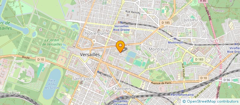 localisation de l'entreprise MONSIEUR FREDERIC MOLINO à VERSAILLES