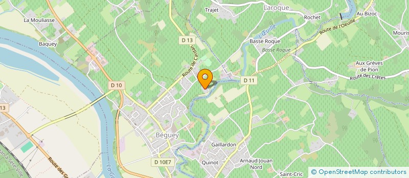 localisation de l'entreprise MONSIEUR FREDERIC MOLL  BEGUEY