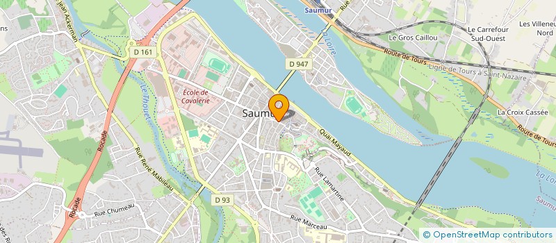 localisation de l'entreprise MONSIEUR FREDERIC MOMMALIER  SAUMUR