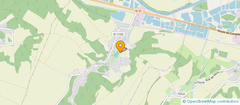 localisation de l'entreprise MONSIEUR FREDERIC MONCHAUX  PERNANT