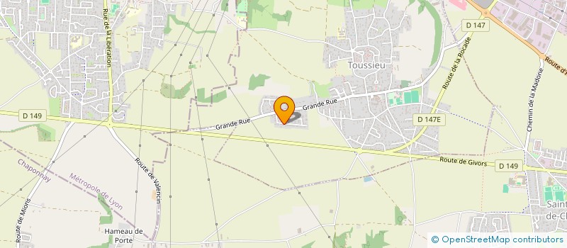 localisation de l'entreprise MONSIEUR FREDERIC MONDON  TOUSSIEU