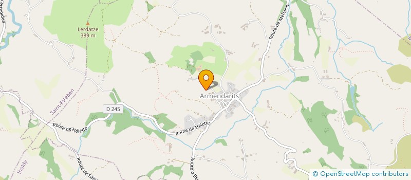 localisation de l'entreprise MONSIEUR FREDERIC MONGABURE  HELETTE