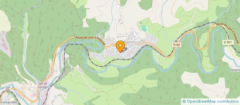 localisation de l'entreprise MONSIEUR FREDERIC MONLEAU  BADAROUX