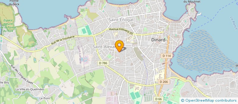 localisation de l'entreprise MONSIEUR FREDERIC MONMARCHE  DINARD