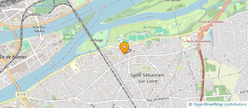 localisation de l'entreprise MONSIEUR FREDERIC MONNEREAU  ST SEBASTIEN SUR LOIRE