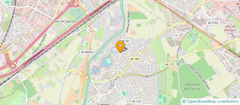 localisation de l'entreprise MONSIEUR FREDERIC MONNEYRON à LATTES