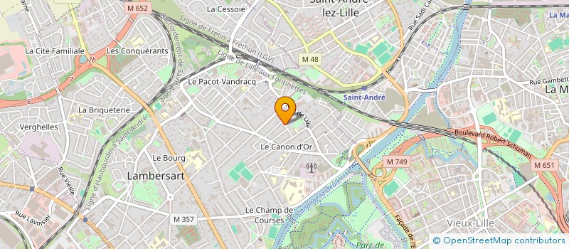localisation de l'entreprise MONSIEUR FREDERIC MONNIEZ à LAMBERSART