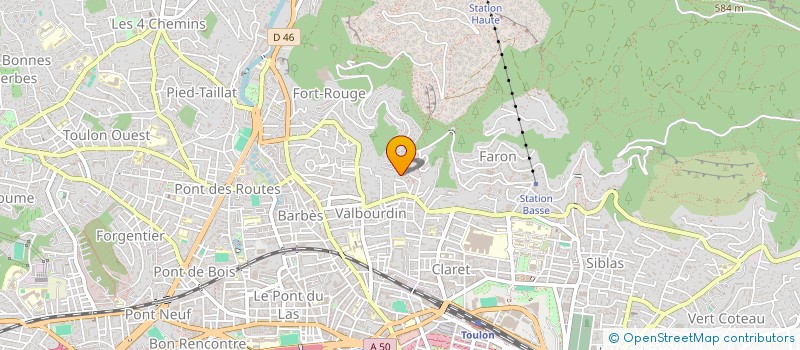 localisation de l'entreprise MONSIEUR FREDERIC MONNOT  TOULON