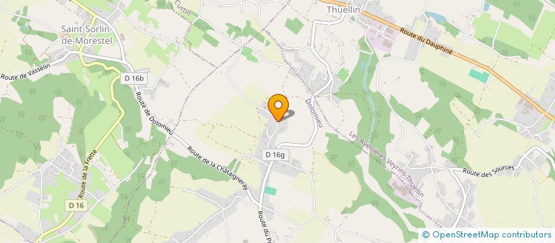 localisation de l'entreprise MONSIEUR FREDERIC MONTBEL  DOLOMIEU