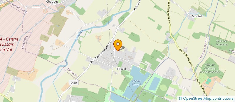 localisation de l'entreprise MONSIEUR FREDERIC MONTEIL  PLAISANCE-DU-TOUCH