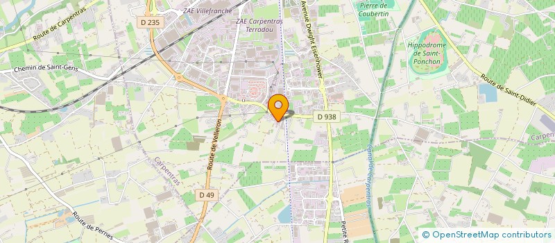 localisation de l'entreprise MONSIEUR FREDERIC MONTEIRO à CARPENTRAS