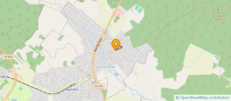 localisation de l'entreprise MONSIEUR FREDERIC MONTEIRO  CHAUMONTEL