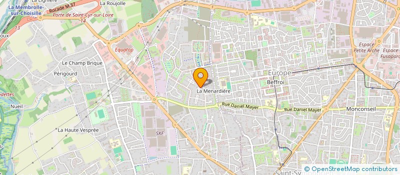 localisation de l'entreprise MONSIEUR FREDERIC MONTFERME  SAINT-CYR-SUR-LOIRE