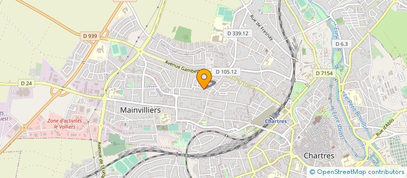 localisation de l'entreprise MONSIEUR FREDERIC MONTLOIN à MAINVILLIERS