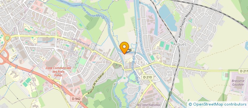 localisation de l'entreprise MONSIEUR FREDERIC MONTOUT à ARQUES