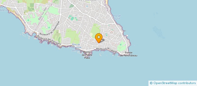 localisation de l'entreprise MONSIEUR FREDERIC MORA  LE POULIGUEN