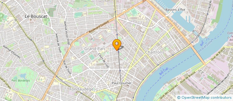 localisation de l'entreprise MONSIEUR FREDERIC MORAND à BORDEAUX