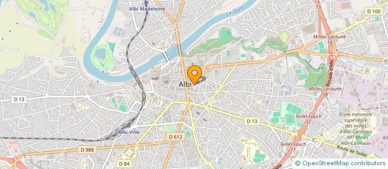 localisation de l'entreprise MONSIEUR FREDERIC MORDIER à ALBI