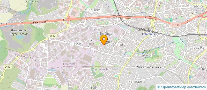 localisation de l'entreprise MONSIEUR FREDERIC MORE à COLOMIERS