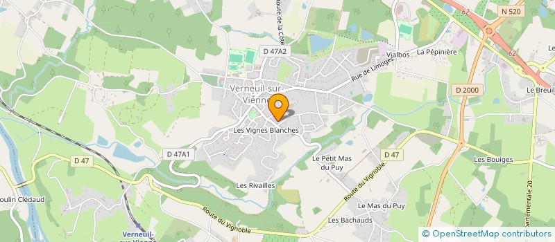 localisation de l'entreprise MONSIEUR FREDERIC MOREAU à LIMOGES
