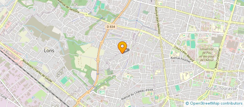 localisation de l'entreprise MONSIEUR FREDERIC MOREAU à BILLERE