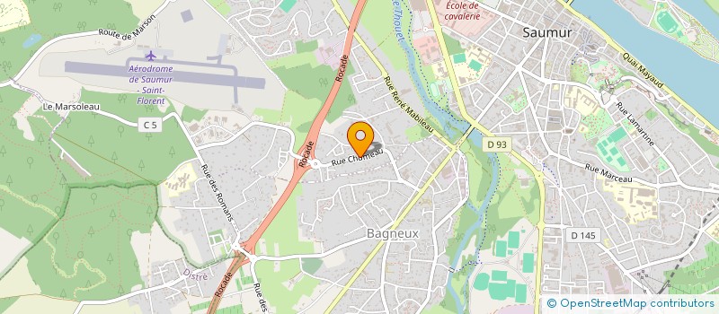 localisation de l'entreprise MONSIEUR FREDERIC MOREAU  SAUMUR