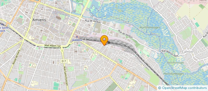 localisation de l'entreprise MONSIEUR FREDERIC MOREAU  AMIENS