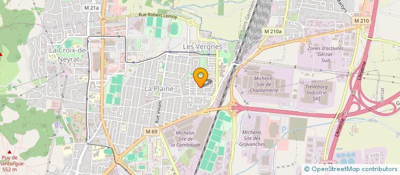 localisation de l'entreprise MONSIEUR FREDERIC MOREAU  CLERMONT-FERRAND