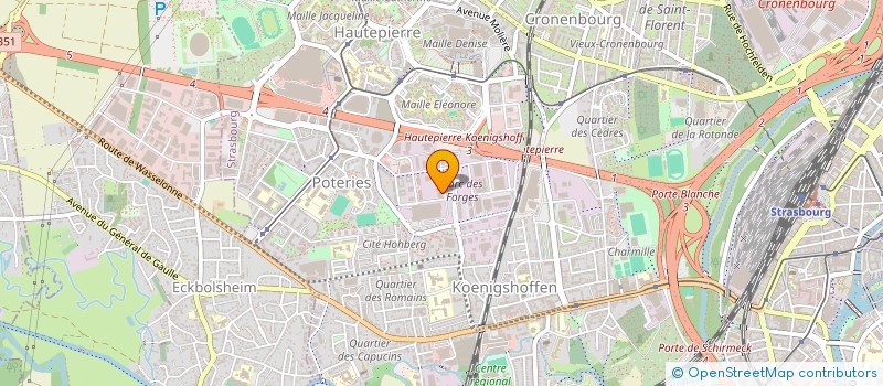 localisation de l'entreprise MONSIEUR FREDERIC MOREL à STRASBOURG