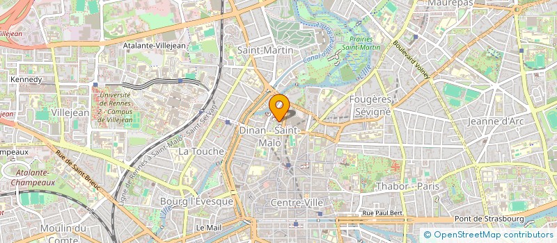 localisation de l'entreprise MONSIEUR FREDERIC MOREL  RENNES