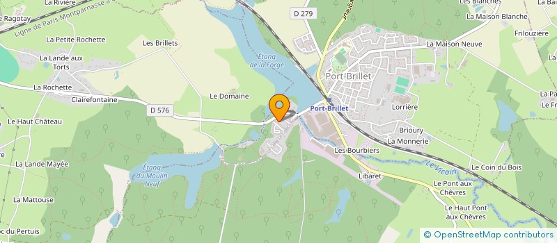 localisation de l'entreprise MONSIEUR FREDERIC MOREL  PORT-BRILLET