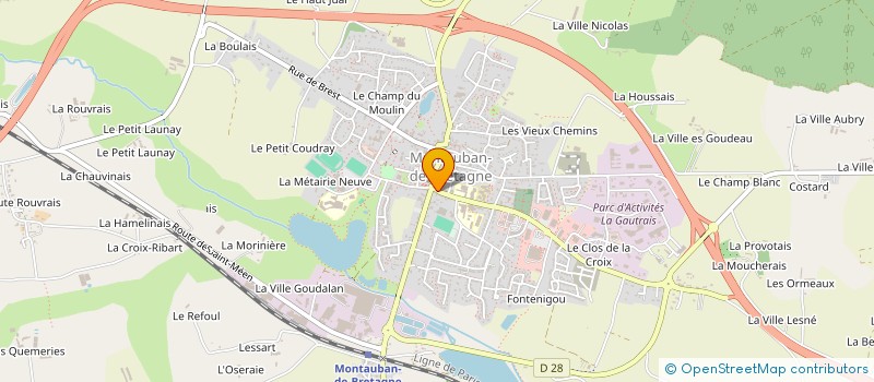 localisation de l'entreprise MONSIEUR FREDERIC MORELLEC  MEDREAC