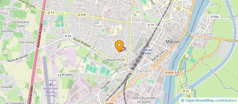 localisation de l'entreprise MONSIEUR FREDERIC MORETEAU à MACON