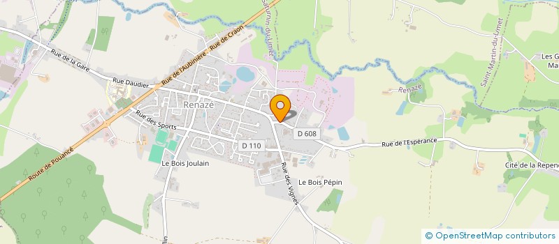 localisation de l'entreprise MONSIEUR FREDERIC MORICE  RENAZE