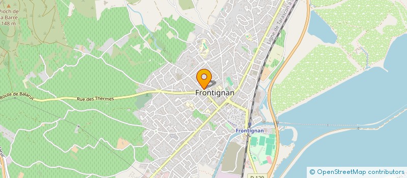 localisation de l'entreprise MONSIEUR FREDERIC MORILLAS à FRONTIGNAN