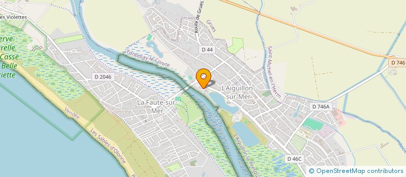 localisation de l'entreprise MONSIEUR FREDERIC MORIN à L'AIGUILLON-LA-PRESQU'ILE