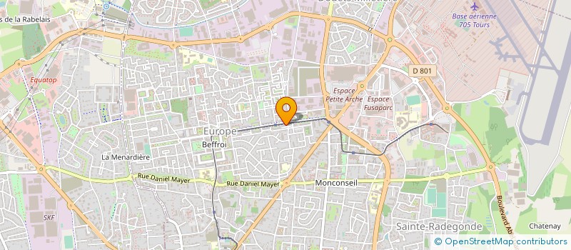 localisation de l'entreprise MONSIEUR FREDERIC MORIN  TOURS