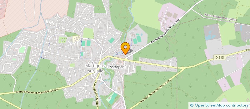 localisation de l'entreprise MONSIEUR FREDERIC MORIN  MARTIGNAS-SUR-JALLE