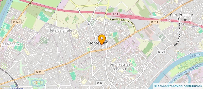 localisation de l'entreprise MONSIEUR FREDERIC MORLON à MONTESSON