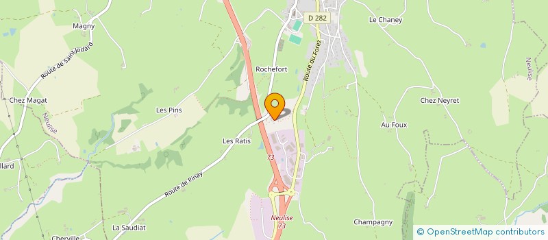 localisation de l'entreprise MONSIEUR FREDERIC MOSNIER  NEULISE