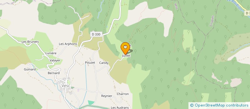 localisation de l'entreprise MONSIEUR FREDERIC MOTTE  VESC