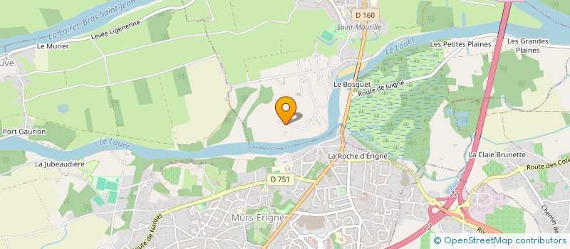 localisation de l'entreprise MONSIEUR FREDERIC MOUCHE à LES PONTS-DE-CE