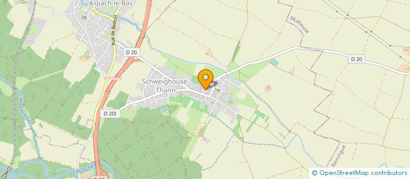 localisation de l'entreprise MONSIEUR FREDERIC MOUGIN  SCHWEIGHOUSE-THANN