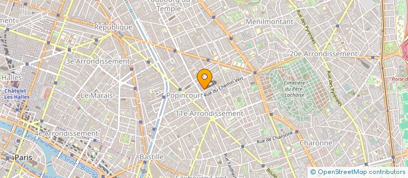 localisation de l'entreprise MONSIEUR FREDERIC MOULE  PARIS