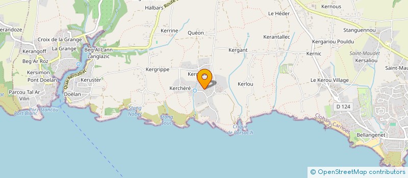 localisation de l'entreprise MONSIEUR FREDERIC MOULIN  CLOHARS-CARNOET