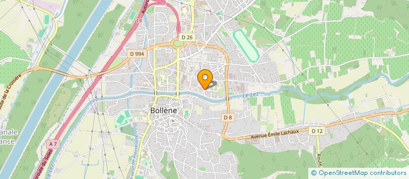 localisation de l'entreprise MONSIEUR FREDERIC MOULIN  BOLLENE