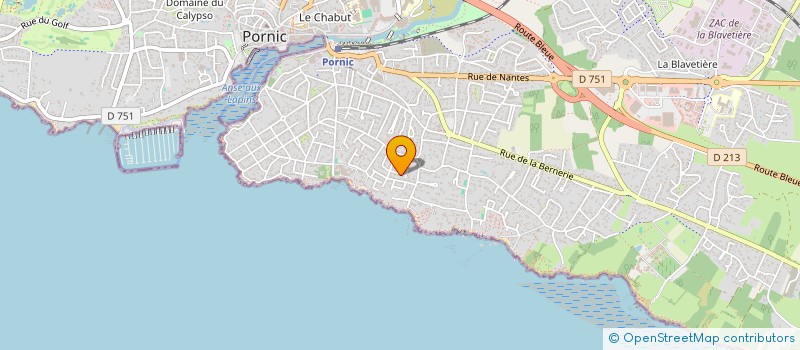 localisation de l'entreprise MONSIEUR FREDERIC MOULLEC  PORNIC