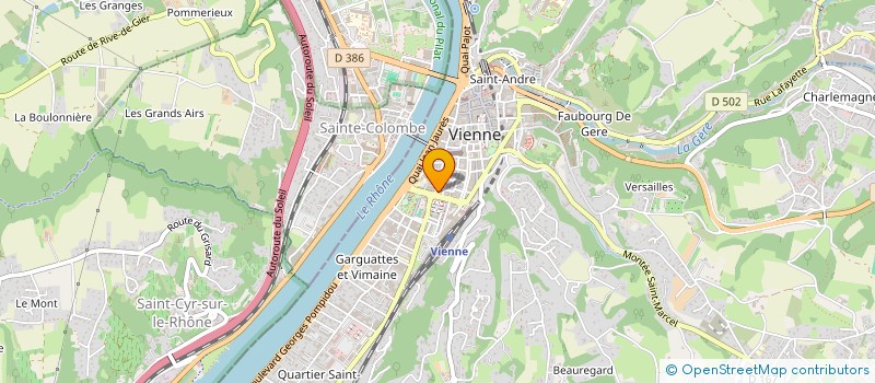 localisation de l'entreprise MONSIEUR FREDERIC MOURADIAN à VIENNE