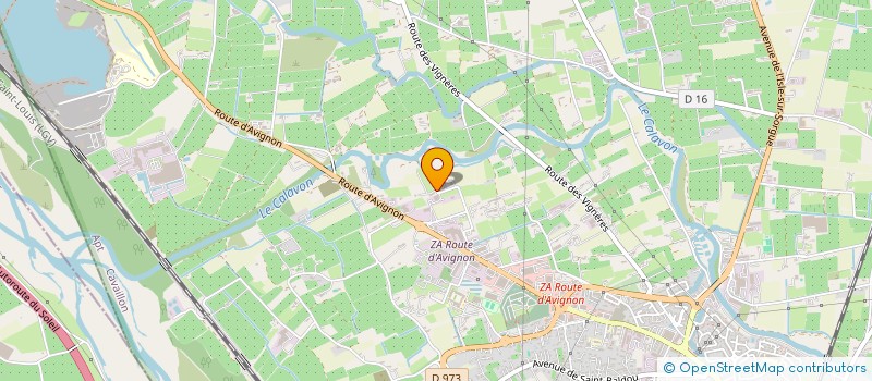 localisation de l'entreprise MONSIEUR FREDERIC MOUROT  CAVAILLON