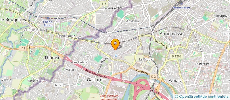 localisation de l'entreprise MONSIEUR FREDERIC MOY  GAILLARD